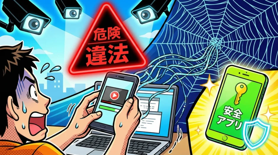 MissAVのダウンロードは危険？違法性やバレない無料保存アプリを紹介