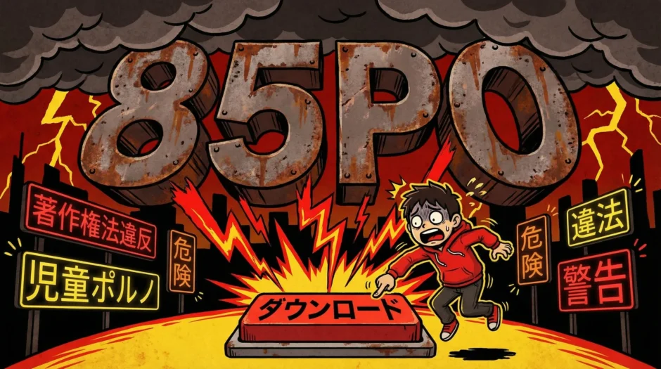 85POとは？見れない原因・代わりのサイト・ダウンロードの危険性